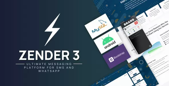 Reskin Zender - Messaging Platform for SMS, WhatsApp & use Android